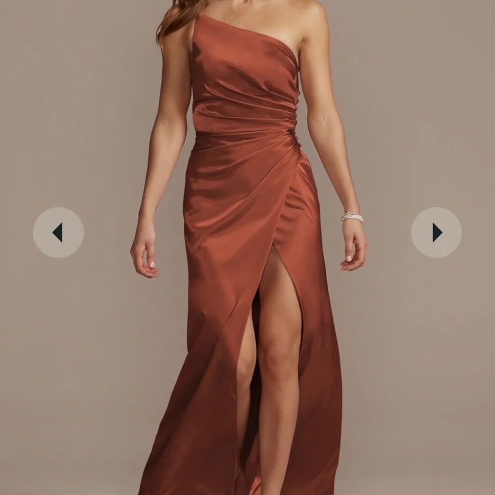 David’s Bridal Cinnamon Bridesmaids Dress Size 2